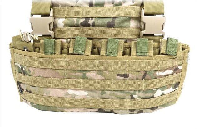 Flyye Industries 1000D Cordura Wsh Molle Chest Rig - Genuine Multicam Airsoft Gun Accessories
