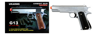 Airsoft Gun UK Arms Airsoft G13 Zinc Alloy Steel Spring Pistol 220 - 240 FPSf