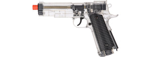 Wellfire G292B-CR M1911 CO2 Non-Blowback Pistol (Clear) Airsoft Gun Pistol