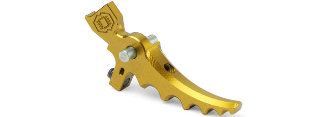 Gate Nova 2C1 CNC Machined Aluminum Adjustable Trigger (Color: Yellow)