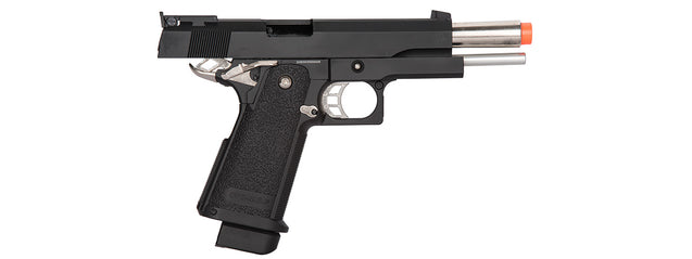 Golden Eagle IMF 3302 OPS-M.RP HiCapa Semi-Auto GBB Metal Pistol, BK Airsoft Gun Pistol