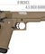 Golden Eagle IMF 3304 OPS-M.RP 1911A1 Single Stack Semi-Auto GBB Metal Pistol, De