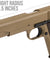 Golden Eagle IMF 3306 1911A1 Single Stack Semi-Auto GBB Metal Pistol, De