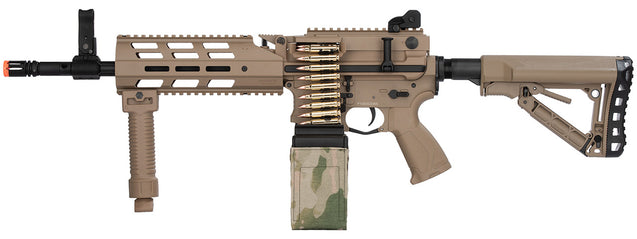 G&G CM16 LMG Airsoft Light Machine Gun AEG (TAN)