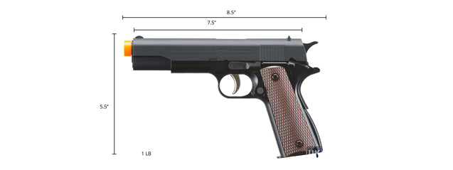 HFC Dual System Spring Pistol (Color: Black)