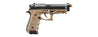 HFC Metal M92 Full-Automatic Co2 Gas Blowback Airsoft Pistol (Color: Black & Dark Earth)