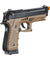 HFC Metal M92 Full-Automatic Co2 Gas Blowback Airsoft Pistol (Color: Black & Dark Earth)