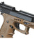 HFC Metal M92 Full-Automatic Co2 Gas Blowback Airsoft Pistol (Color: Black & Dark Earth)