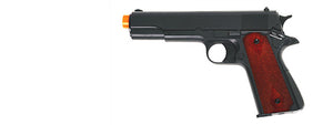 Airsoft Gun HFC Heavy 1911 Gas Repeater Pistol Black