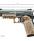HFC Classic .45 Series Metal Green Gas Blowback Airsoft Pistol (Color: Black & Dark Earth)