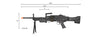 Elite Force H&K Licensed MG4 Airsoft AEG Light Machine Gun (Color: Black)