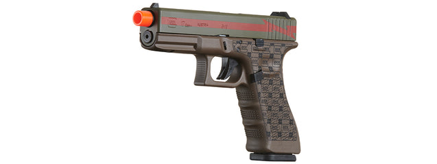 Elite Force Licensed Gen 4 Glock-17 Gas Blowback Airsoft Pistol (Cerakote Color: Luxury)