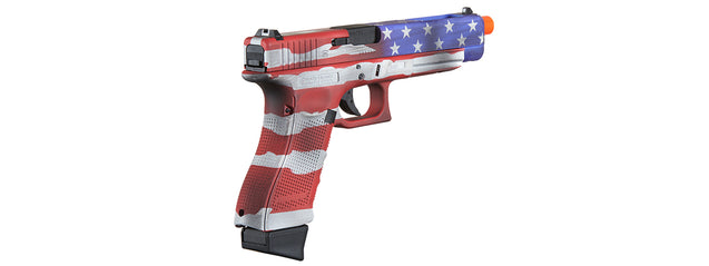 Elite Force Fully Licensed Deluxe Glock 34 Gen 4 CO2 GBB Airsoft Pistol (Cerakote Color: Old Glory)