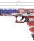 Elite Force Fully Licensed Deluxe Glock 34 Gen 4 CO2 GBB Airsoft Pistol (Cerakote Color: Old Glory)