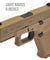 Elite Force Licensed GLOCK 19X GEN5 - Gas Blowback - TAN