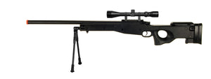 AGM IU-L96BAB Bolt Action Sniper Rifle w/ Scope & Bi-Pod (COLOR: BLACK)
