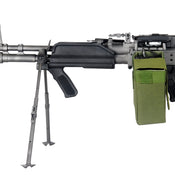 A&K IU-MK43-NB MK43 AEG Metal Gear, Full Metal Body, Integrated Bipod Airsoft Gun