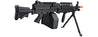 A&K MK46 M249 Saw Light Machine Gun w/ Polymer Receiver (Color: Black) Airsoft Gun