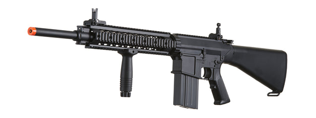 A&K Full Metal SR-25 Airsoft AEG Rifle Gun with Stubby Stock  (Color: Black)