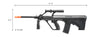 Army Armament Polymer Aug Aeg Airsoft Rifle W/ Scope (Color: Black)