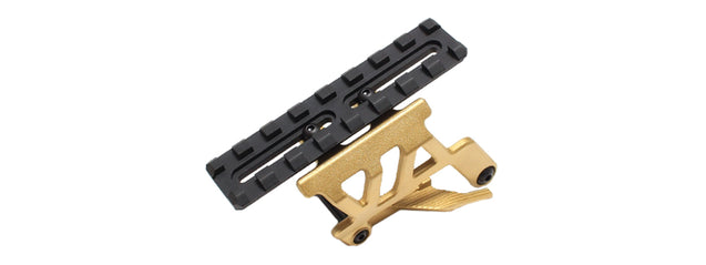 Laylax Aluminum Custom Neo Scope Mount Base for Tokyo Marui Hi-Capa 5.1 & 4.3 Series GBB Pistols (Color: Gold)