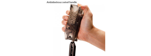 Laylax Satellite Ambidextrous Swiveling Arm High Capacity Speedloader (Color: Clear) Airsoft Accessories
