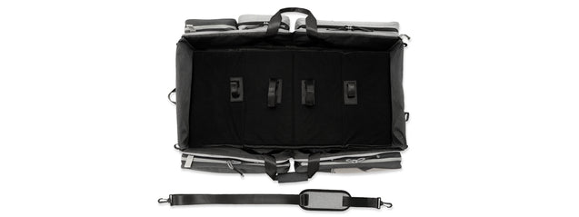 Laylax Satellite Collapsible Container and Gun Case (Color: Black / Gray), 31.5" Airsoft Gun Accessories