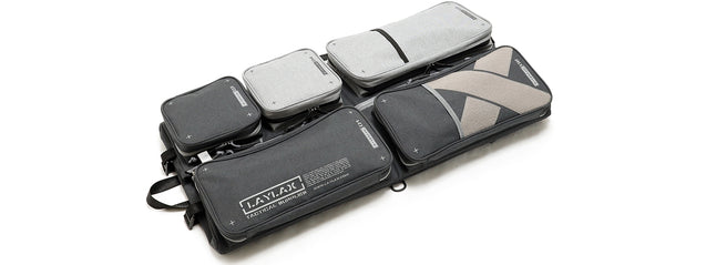 Laylax Satellite Collapsible Container and Gun Case (Color: Black / Gray), 31.5" Airsoft Gun Accessories