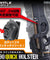 Laylax Krytac P90 Battle Style Quick Holster - Black (Compatible With Tokyo Marui P90)