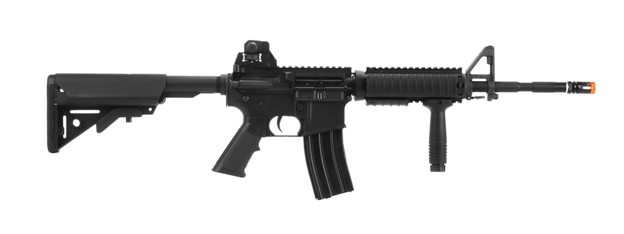 LCT Airsoft RAS M4 EBB Carbine Assault Rifle (Black) - Army AirsoftGuns