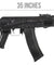 Lct Airsoft Ak104 Steel Aeg Airsoft Rifle W/ Aster V2 Se Expert & Picatinny Stock Adapter 