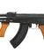 LCT-LCKM63-AEG LCT Real Wood Full Metal AK47 w/ Foregrip (Black / Wood)