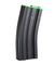 Lancer Tactical Metal Gen 2 120 Round Mid Capacity Airsoft Magazine for M4/M16 (Color: Black & Green)