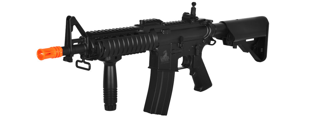 Lancer Tactical Polymer M4 RAS II LT-02C CQBR Airsoft AEG Rifle Metal ...