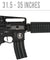 Airsoft Gun Metal Rifle LANCER TACTICAL LT-03 PROLINE SERIES M4A1 AIRSOFT AEG HIGH FPS - BLACK