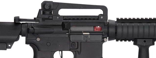 Lancer Tactical Airsoft Rifle Gun 370 - 395 FPS Hybrid Gen 2 M4 RIS Airsoft AEG (BLACK)
