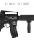 Lancer Tactical LT-04 M4 RIS ProLine AEG [HIGH FPS] (BLACK)