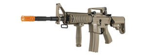 Lancer Tactical Airsoft Rifle Gun 330 - 349 FPS ProLine Series M4 RIS Airsoft AEG - TAN