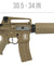 Lancer Tactical Airsoft Rifle Gun M4A1 370 - 395 FPS Carbine Proline Series Airsoft AEG - TAN