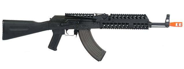 Lancer Tactical Airsoft Rifle Gun 420 FPS Airsoft Lonex AK47 Electric Blowback AEG Rifle (BLACK)