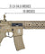 Lancer Tactical Airsoft Rifle Gun 330 - 350 FPS ProLine Series M4 EVO Airsoft AEG Rifle - TAN
