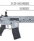 Lancer Tactical Airsoft Rifle Gun 370 - 395 FPS ProLine Series M4 EVO Airsoft AEG Rifle - GRAY