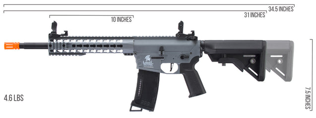 Lancer Tactical Gen 3 Keymod M4 Evo AEG Airsoft Rifle (Color: Gray)