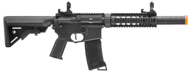 Lancer Tactical Gen 3 M4 Carbine SD AEG Airsoft Rifle (Color: Black)