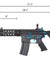 Lancer Tactical Gen 2 M4 SD Carbine Airsoft AEG Rifle with Mock Suppressor (Color: Black / Blue)