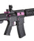 Airsoft Gun Lancer Tactical Gen 2 M4 SD Carbine Airsoft AEG Rifle with Mock Suppressor (Color: Black / Purple)