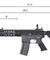Airsoft Gun Lancer Tactical Gen 2 M4 SD Carbine Airsoft AEG Rifle with Mock Suppressor (Color: Black / Purple)