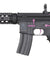 Airsoft Gun Lancer Tactical Gen 2 M4 SD Carbine Airsoft AEG Rifle with Mock Suppressor (Color: Black / Purple)