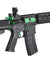 Airsoft Gun Lancer Tactical Gen 2 M4 SD Carbine Airsoft AEG Rifle with Mock Suppressor (Color: Black / Green)