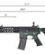 Airsoft Gun Lancer Tactical Gen 2 M4 SD Carbine Airsoft AEG Rifle with Mock Suppressor (Color: Black / Green)